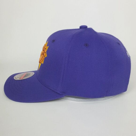 Phoenix Suns Mitchell & Ness NBA Redline Snapback Hat Cap 3D Logo Purple‎ NWT - Picture 6 of 8